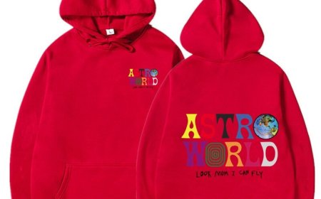 Red Hoodie Travis Scott Limited Edition Graphic Pullover for Fans of Iconic Rap Style