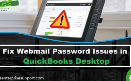 How to Fix Webmail Password Issues in QuickBooks Desktop?